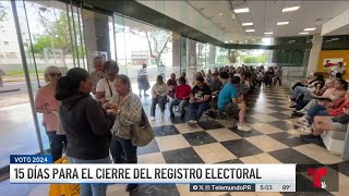 Denuncian problemas con el registro electrónico de electores [upl. by Novart]