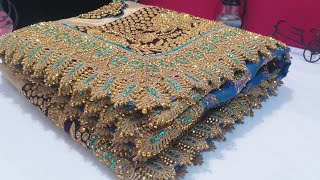 IMPORTED FABRIC DESIGNER BANARASI SAREE IN STONE WORK amp ZARI WORK ZARANGSAREE BANARASISAREE [upl. by Bonis]