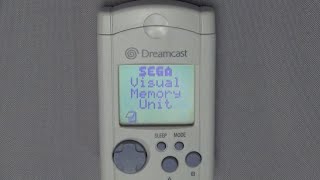 Dreamcast VMU  Clock and File Manager [upl. by Booth]