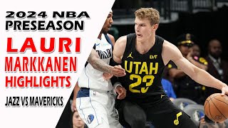 Lauri Markkanen Highlights vs Dallas Mavericks [upl. by Ona]