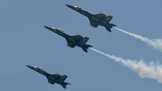 Blue Angels Pensacola Beach 71224 [upl. by Tenner499]