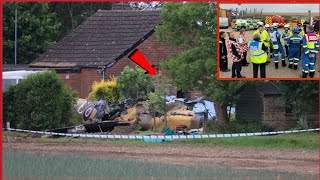 RAF pilot dies after Spitfire crashes in field near Coningsby base in Lincolnshire [upl. by Stamata]