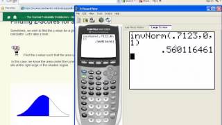 Finding a zvalue standard value given the area to its left under a normal curve [upl. by Hasty]