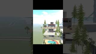 Itna Upar Franklin Kaa House Kaise Gya Indian Bike Driving 3D With Parashoot Car ytshorts [upl. by Anirtap]