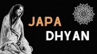 Japa and Dhyan  Teachings of Sri Anandamayi Ma  anandamayima awakening yogi  GyaanKiKalam [upl. by Tterrab397]