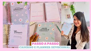 Passo a Passo Planner e Caderno Devocional Aprenda na prática de forma simples [upl. by Breger794]