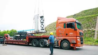 20 ton forklift installation record [upl. by Ydnih]