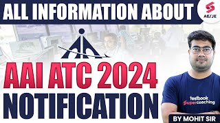 Latest Update AAI ATC 2024 Recruitment New Notification By Mohit Sir [upl. by Kotto530]