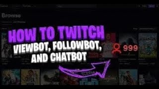 Twitch Follow Bot  Discord Server [upl. by Merrow]