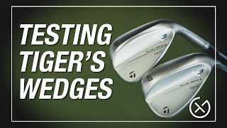 TESTING TIGER WOODS Wedges  TaylorMade Milled Grind  MG3 TW [upl. by Reyna]