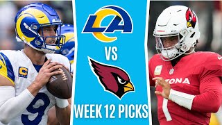 Rams vs Cardinals Best Bets  Week 12 NFL Picks and Predictions [upl. by Irak]