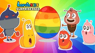 SURPRISE EGGS  Baby songs  Nursery Rhymes amp Kids Song  Larva Song [upl. by Anaeirb]