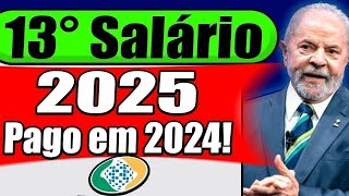 13° Salário INSS ANTECIPADO na FOLHA DE PAGAMENTOS  CONFIRA DATAS e VALORES [upl. by Icat918]