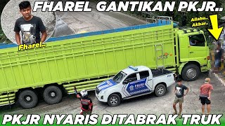 AstaghFirullah Terekam Detik Detik PKJR Nyaris Ditabrak Truk Fharel Sitinjau Lauik Gantikan PKJR [upl. by Sheeran]