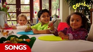 CBeebies  Whats On Your Plate  Lunchtime Song [upl. by Latini]