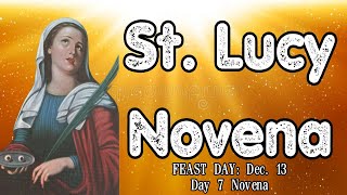 St Lucy Novena  Day 7  Patron of the BlindVisually Impaired [upl. by Arabel280]