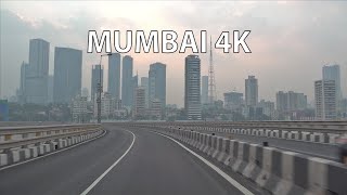 Driving Downtown  Mumbai 4K  Morning Drive [upl. by Nnaarat298]