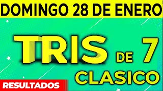 Sorteo Tris de las Siete y Tris Clásico del Domingo 28 de Enero del 2024 😱🤑💰💵 [upl. by Tonkin357]