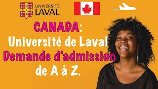 Canada Université de Laval  Demande dadmission de A à Z [upl. by Nils125]