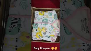 PRINTED BABY ROMPERS🔥 exploreyoutuber instagram music love spotify tiktok follow like [upl. by Ipoillak]