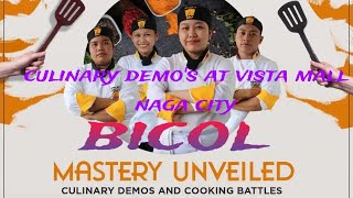 Apicius Demo at Vista Mall Naga BICOL [upl. by Ahsiaa]