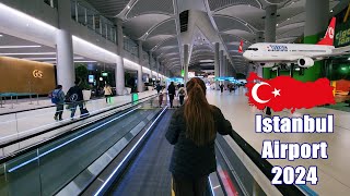 Istanbul Airport Domestic Departure October 2024  4k UHD 60FPS [upl. by Adnawuj110]