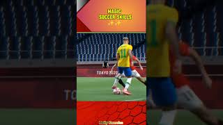 Football magic Skills ☠️☠️football shorts soccer [upl. by Yelkrab]