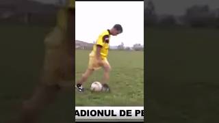 VASILE joacă FOTBAL ⚽️ football romania funny new news skills [upl. by Bergh602]