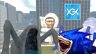 Secret 😱 All Shin Sonic Tapes Amy Sonic Sea Eater Monster vs Skibidi Toilet Nextbots Femily in Gmod [upl. by Fleeta]