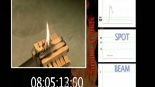 Warehouse fire test demonstration comparing smoke detector performance [upl. by Jannelle]