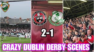 Bohemians 21 Shamrock Rovers  DUBLIN DERBY VLOG  DALYMOUNT DELIGHT 🇮🇪⚽️ [upl. by Meara]