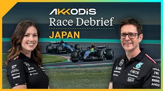 Why the Hard tyre  2024 Japanese GP F1 Akkodis Race Debrief [upl. by Akeihsat74]