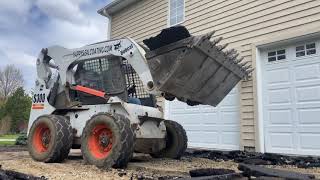 Asphalt Paving Start to Finish  Drone Video  Driveway Replacement [upl. by Yelir]