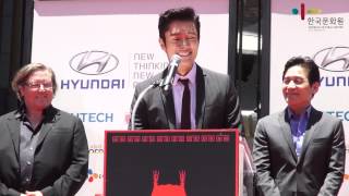 Look east Korean Film Festival Byung Hun Lee and Sung Ki Ahn Leave Their Prints in Hollywood [upl. by Rhona]