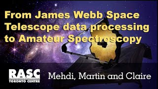 From James Webb Space Telescope data processing to Amateur Spectroscopy [upl. by Fabozzi109]