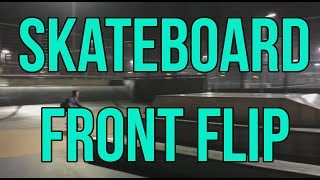 Front Flip Off a Skateboard [upl. by Fletcher]