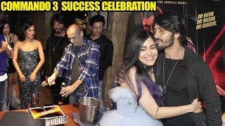 Vidyut Jammwals Commando 3 Movie Graand SUCC€SS Celebration Bash Wid Adah Sharma amp Others [upl. by Lucais272]