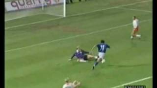 BAGGIO  1 goal against Holland 1990 Friendly [upl. by Nylsor]