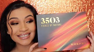 3503 Morphe Fierce By Nature Palette  Fall Makeup Tutorial 2019 [upl. by Einal470]