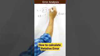 How to calculate relative error  Error Analysis  Units and Measurements  Class 11 [upl. by Ylehsa]