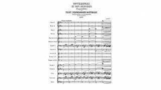 Mendelssohn Overture quotThe Hebrides Fingals Cavequot Op 26 with Score [upl. by Niuqaoj]