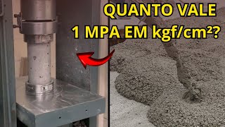 O QUE É FCK I Quanto vale 1 MPa em kgfcm² Como aplicar o fck 30 MPa no concreto [upl. by Enneicul824]