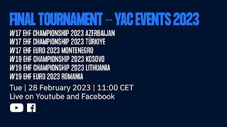 DRAW  Final Tournament  YAC Events 2023 [upl. by Helmer]