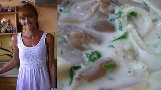 Kremowy sos grzybowy  Creamy mushroom sauce KuchniaRenaty [upl. by Uriah760]