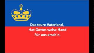 Hymne national du Liechtenstein [upl. by Areid]