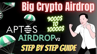 Biggest Crypto Airdrop  9000 to 10000 Profit From Aptos 2nd Airdrop [upl. by Neroled999]