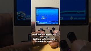 Miyoo Mini Plus playing GBA Surfs Up Kinda digging it [upl. by Eecyak924]