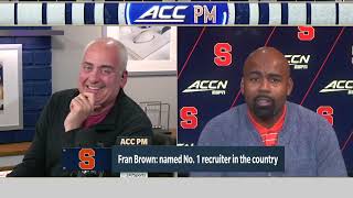 Coach Fran Brown ACC PM Interview [upl. by Etireugram]