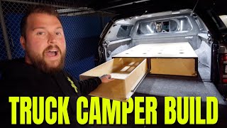 PRO LEVEL DIY TRUCK CAMPER DRAWERS [upl. by Kurtis]