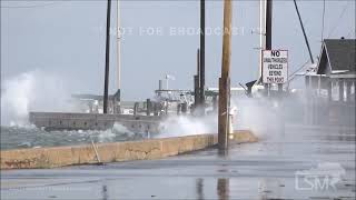 06182024 Rockport TX  Angry Gulf Crashing Waves [upl. by Latonia]